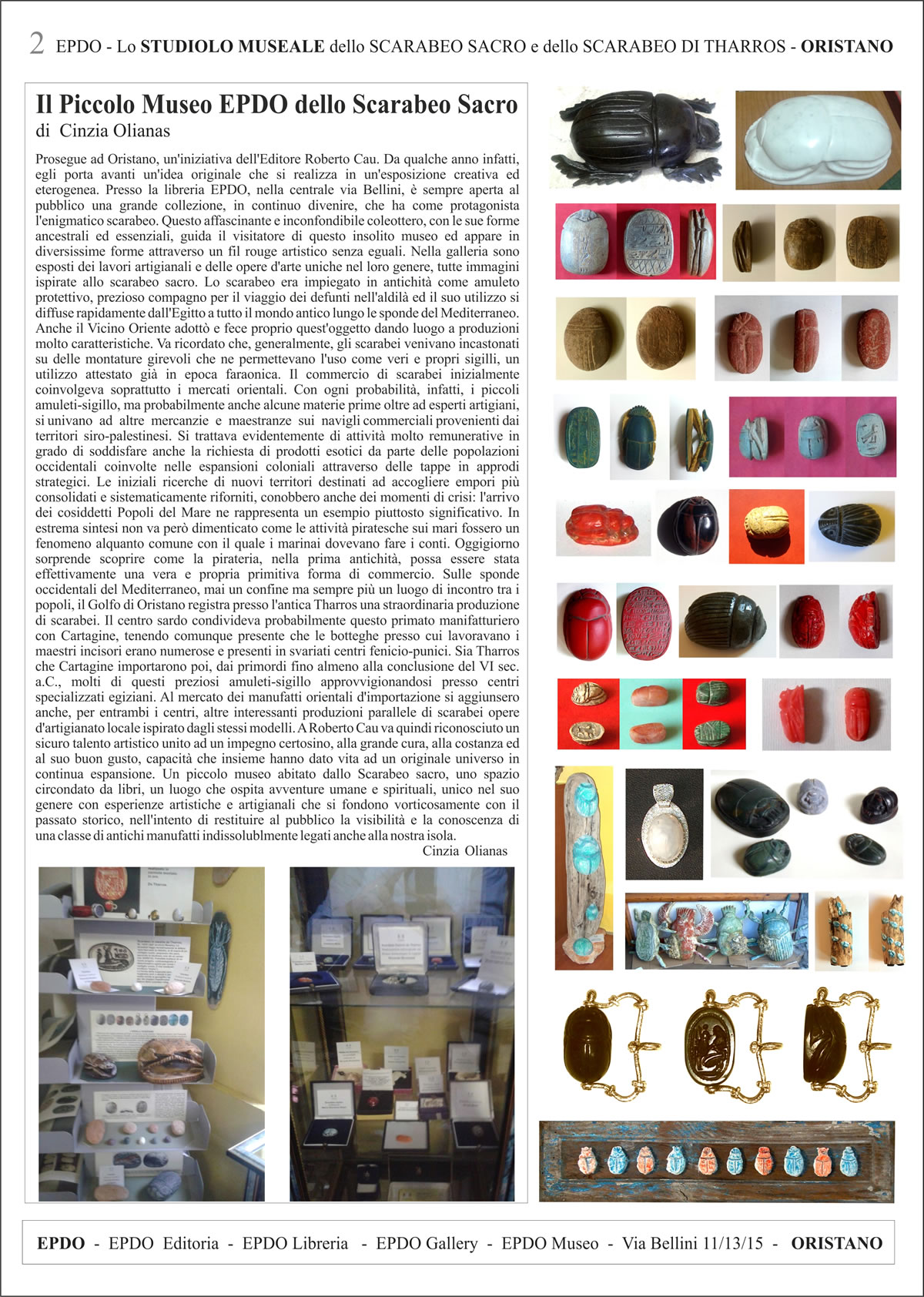 Notiziario Museale  EPDO - Oristano